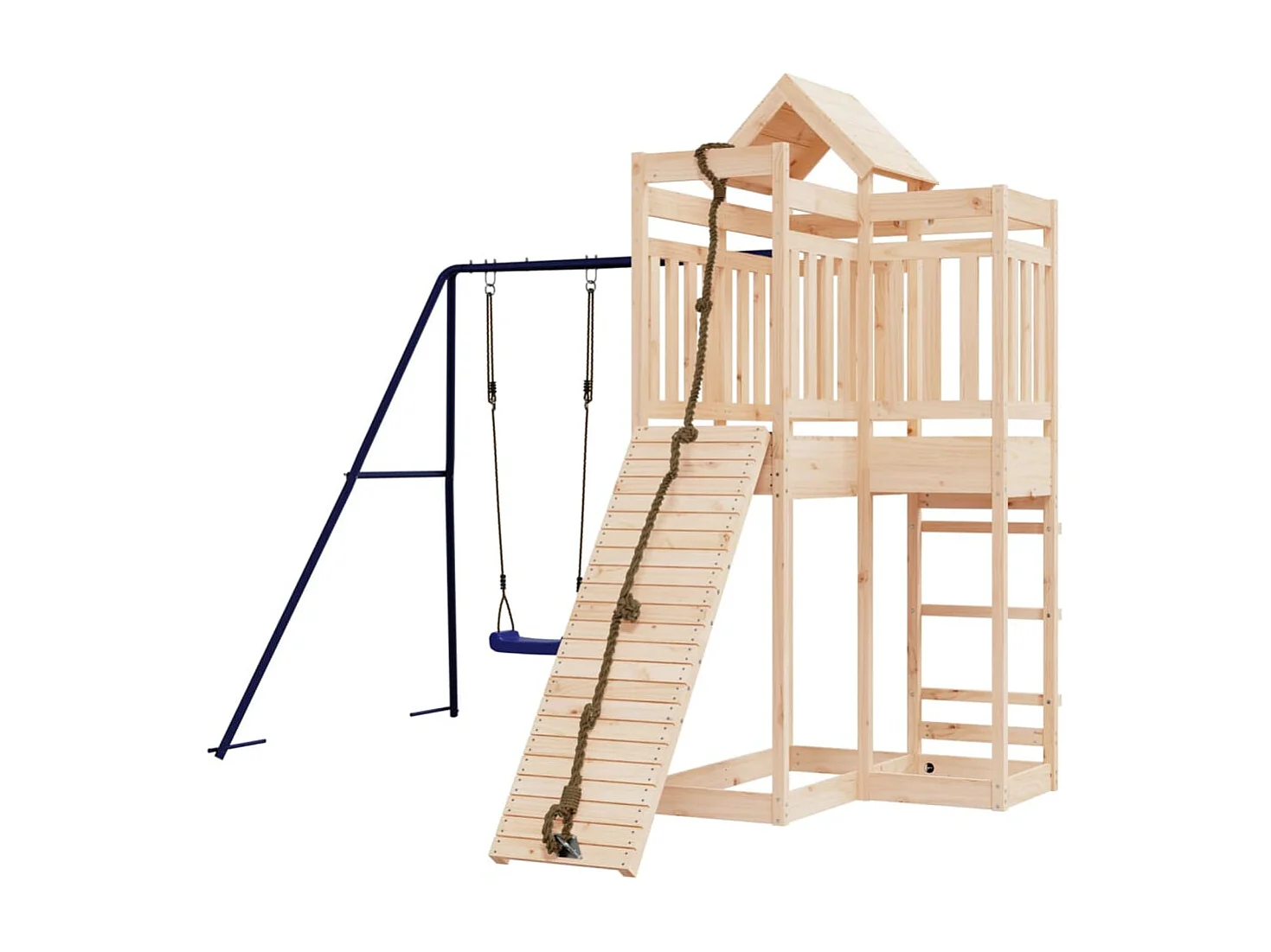 Aire de jeux d'extérieur bois de pin massif