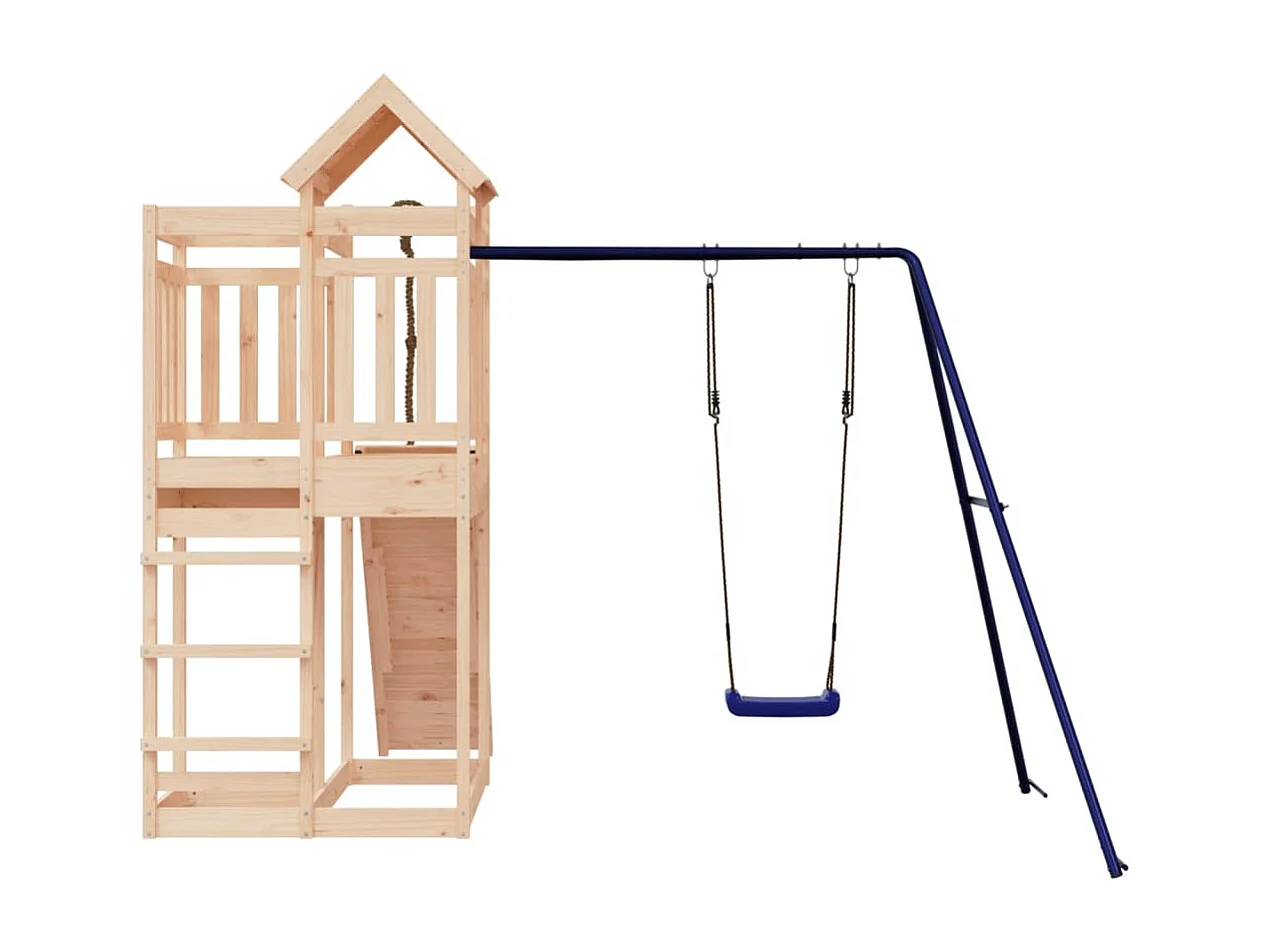 Aire de jeux d'extérieur bois de pin massif