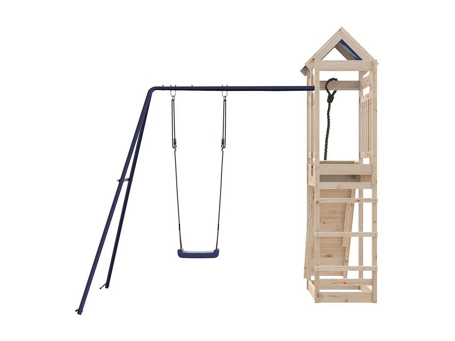 Parque infantil exterior em madeira de pinho maciça