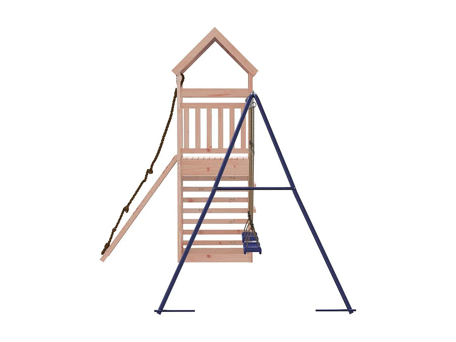 Parque infantil ao ar livre em madeira maciça Douglas