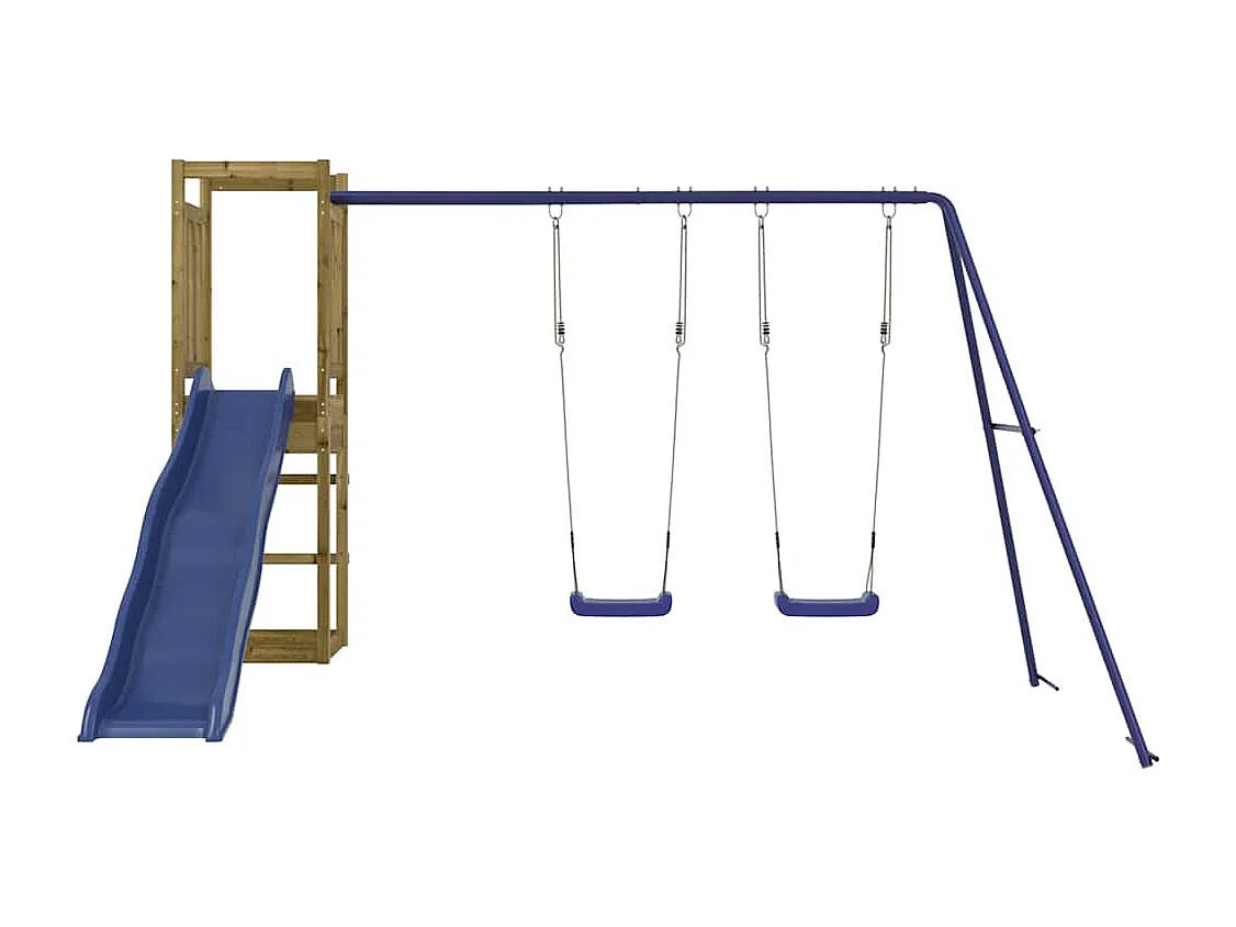 Aire de jeux d'extérieur bois de pin imprégné