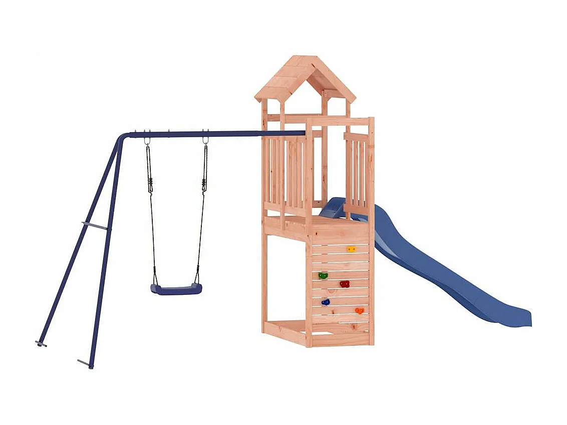 Parco giochi all'aperto in legno massello di douglas