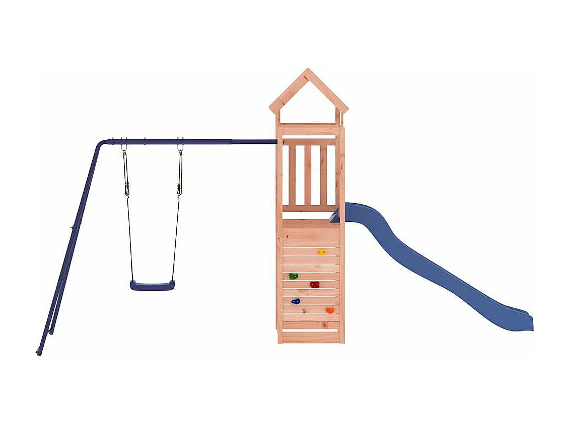 Parco giochi all'aperto in legno massello di douglas