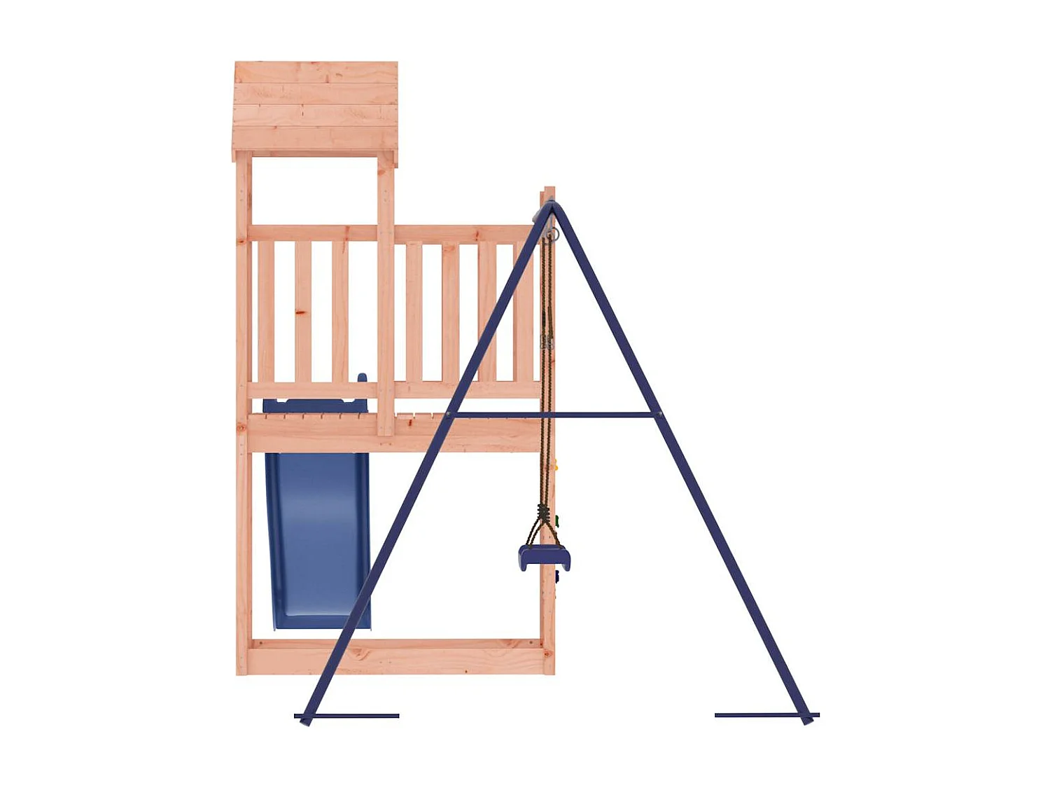 Parco giochi all'aperto in legno massello di douglas