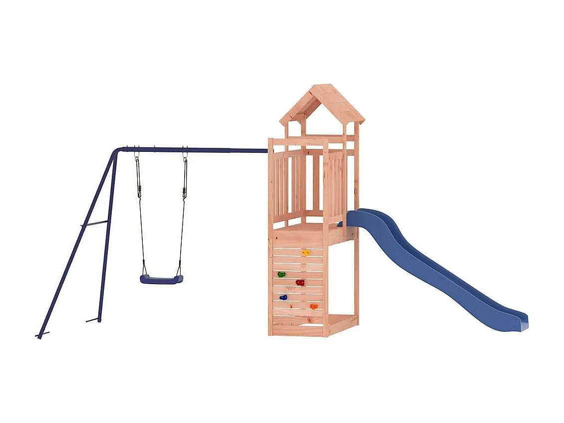 Parco giochi all'aperto in legno massello di douglas