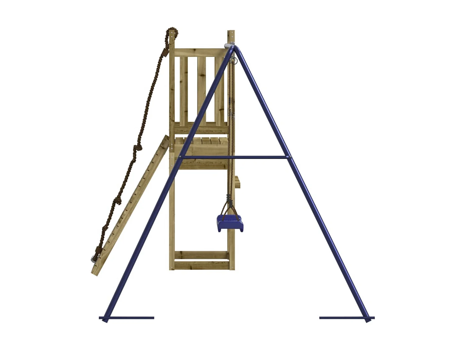 Parque infantil exterior em madeira de pinho impregnada