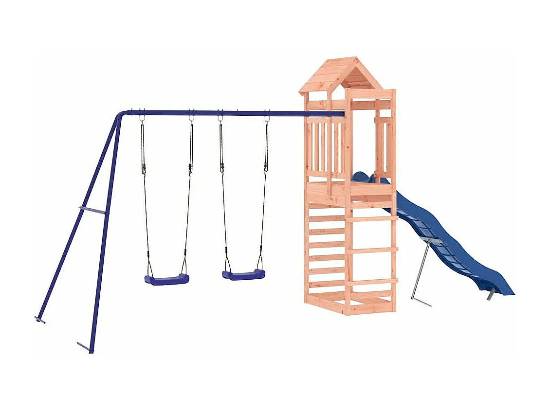 Parco giochi all'aperto in legno massello di douglas