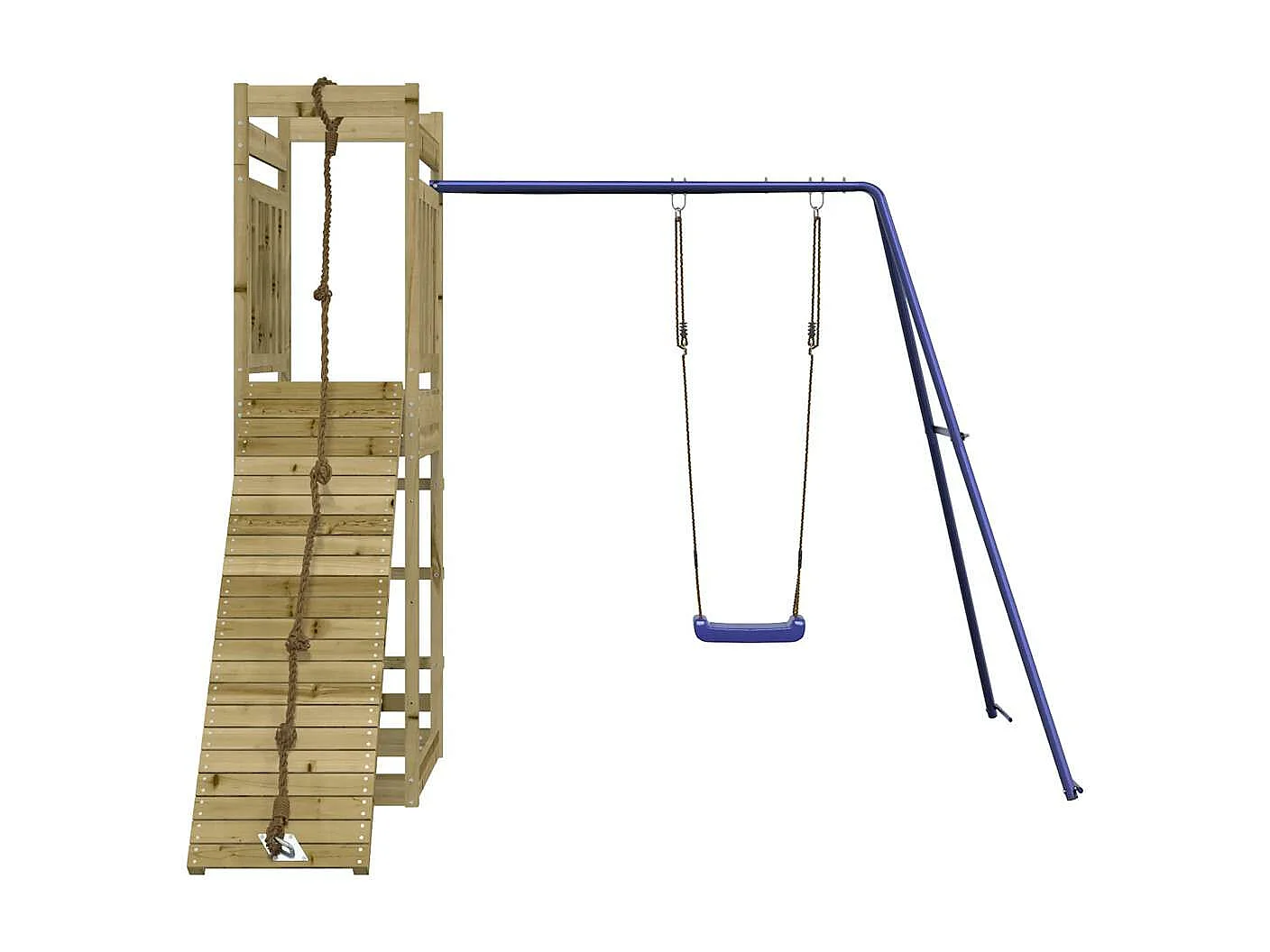 Aire de jeux d'extérieur bois de pin imprégné