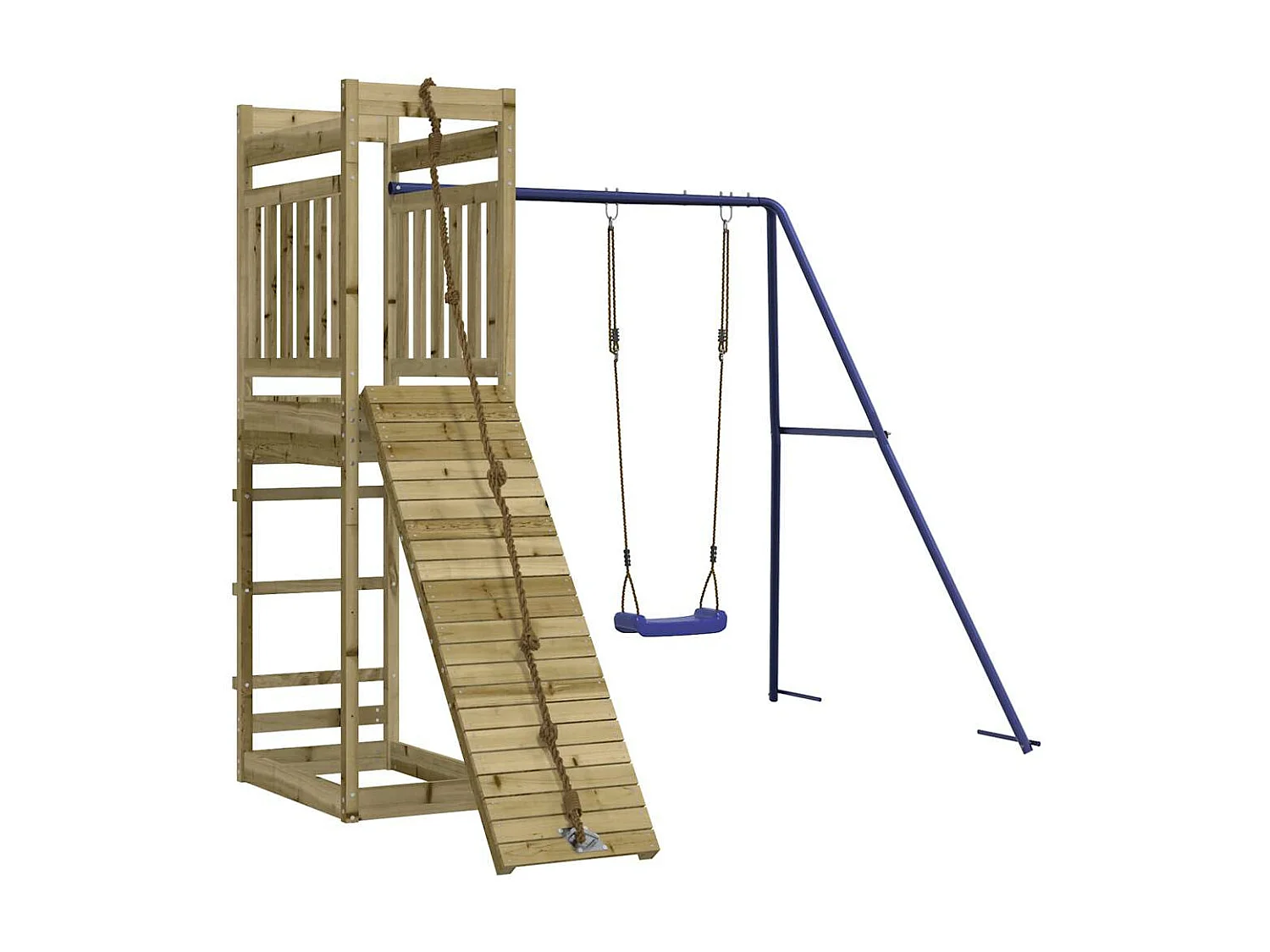 Aire de jeux d'extérieur bois de pin imprégné