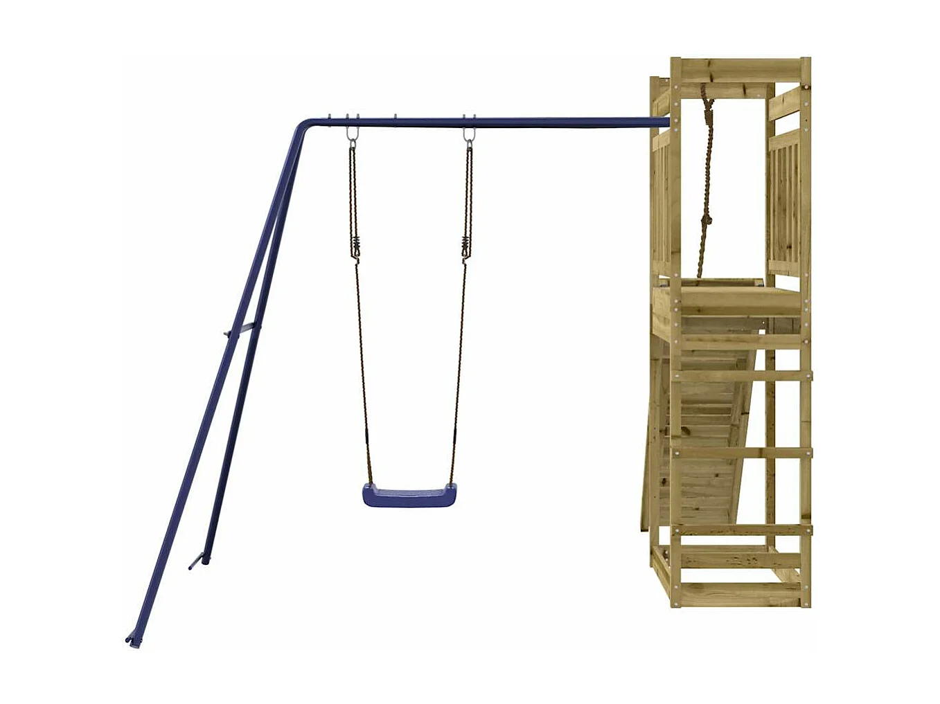 Aire de jeux d'extérieur bois de pin imprégné