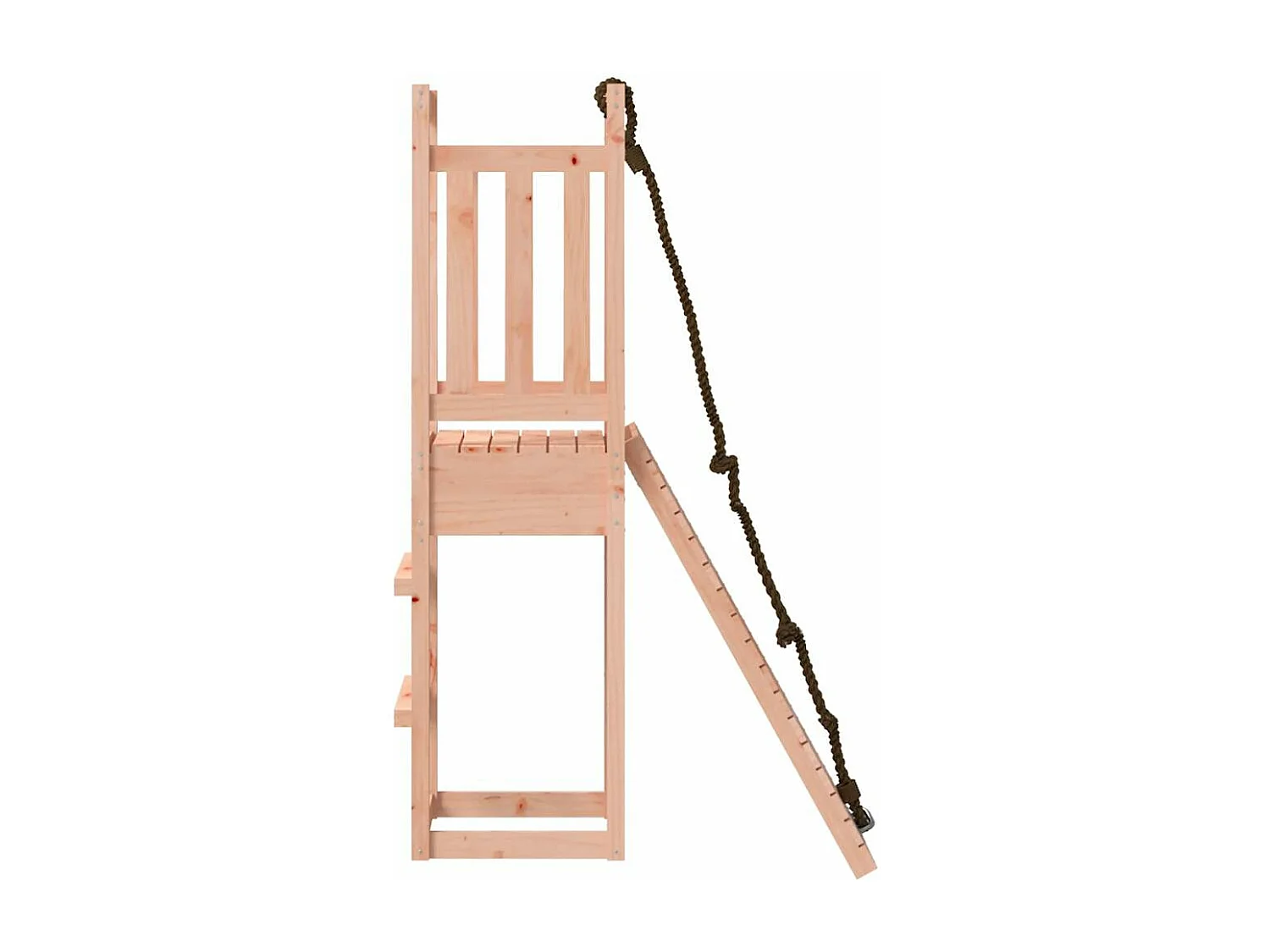 Casetta da gioco con parete da arrampicata in legno massello Douglas