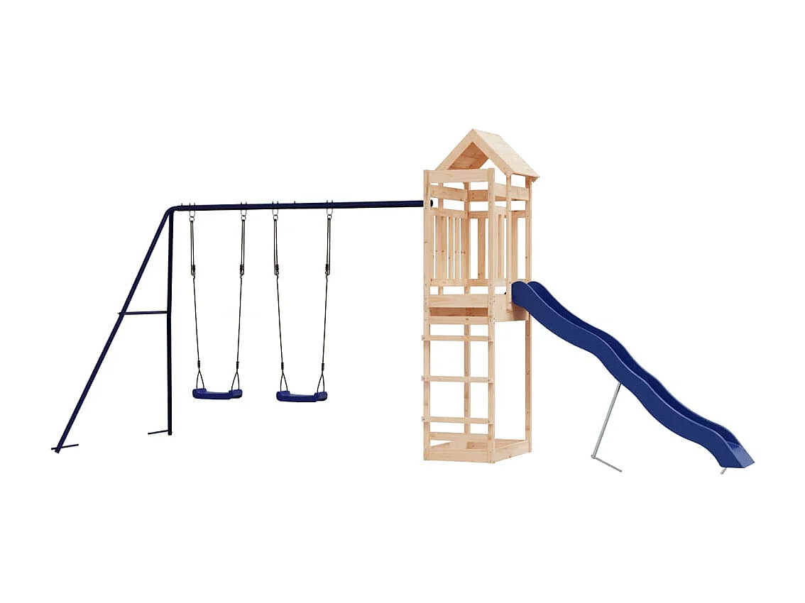 Aire de jeux d'extérieur bois de pin massif