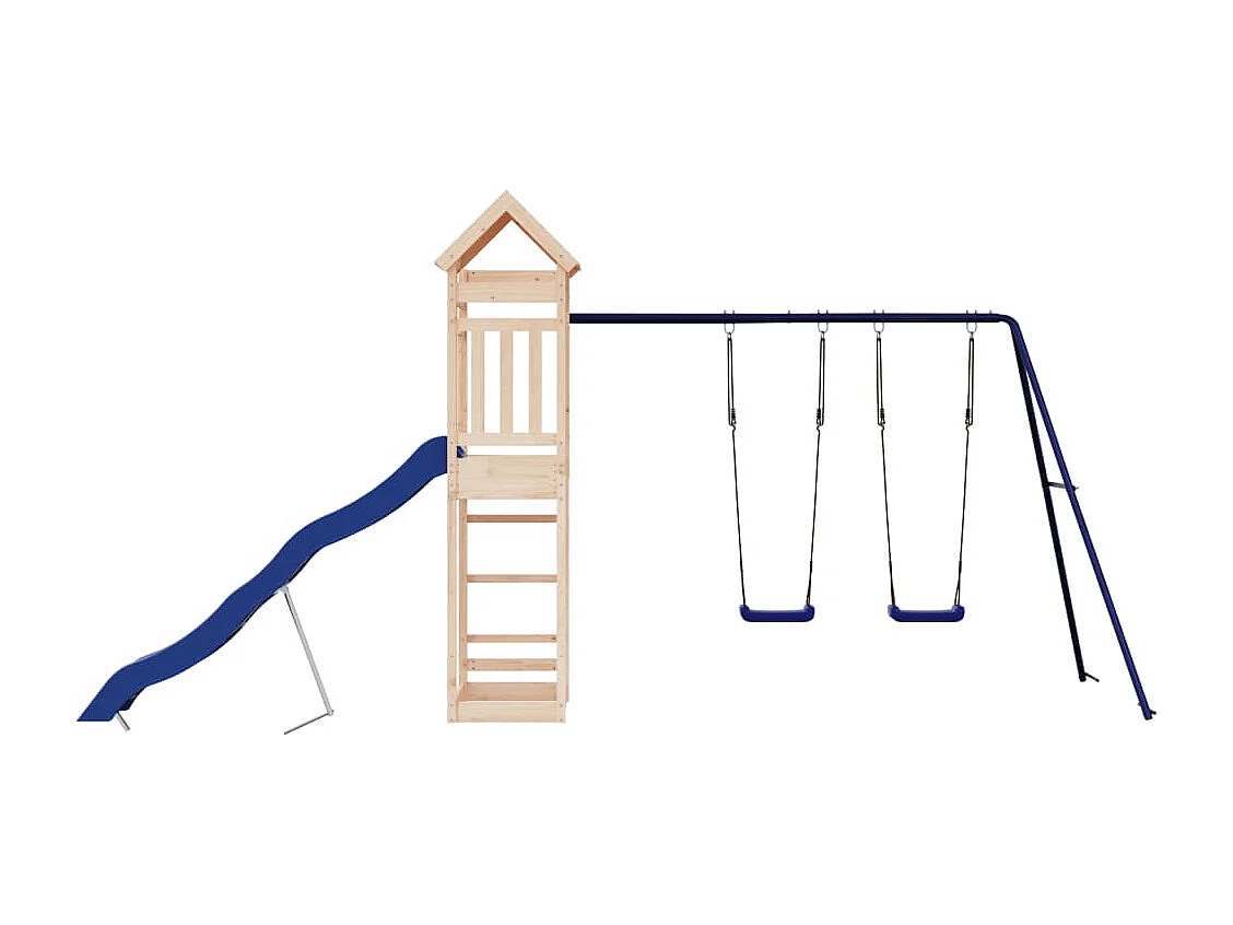 Aire de jeux d'extérieur bois de pin massif