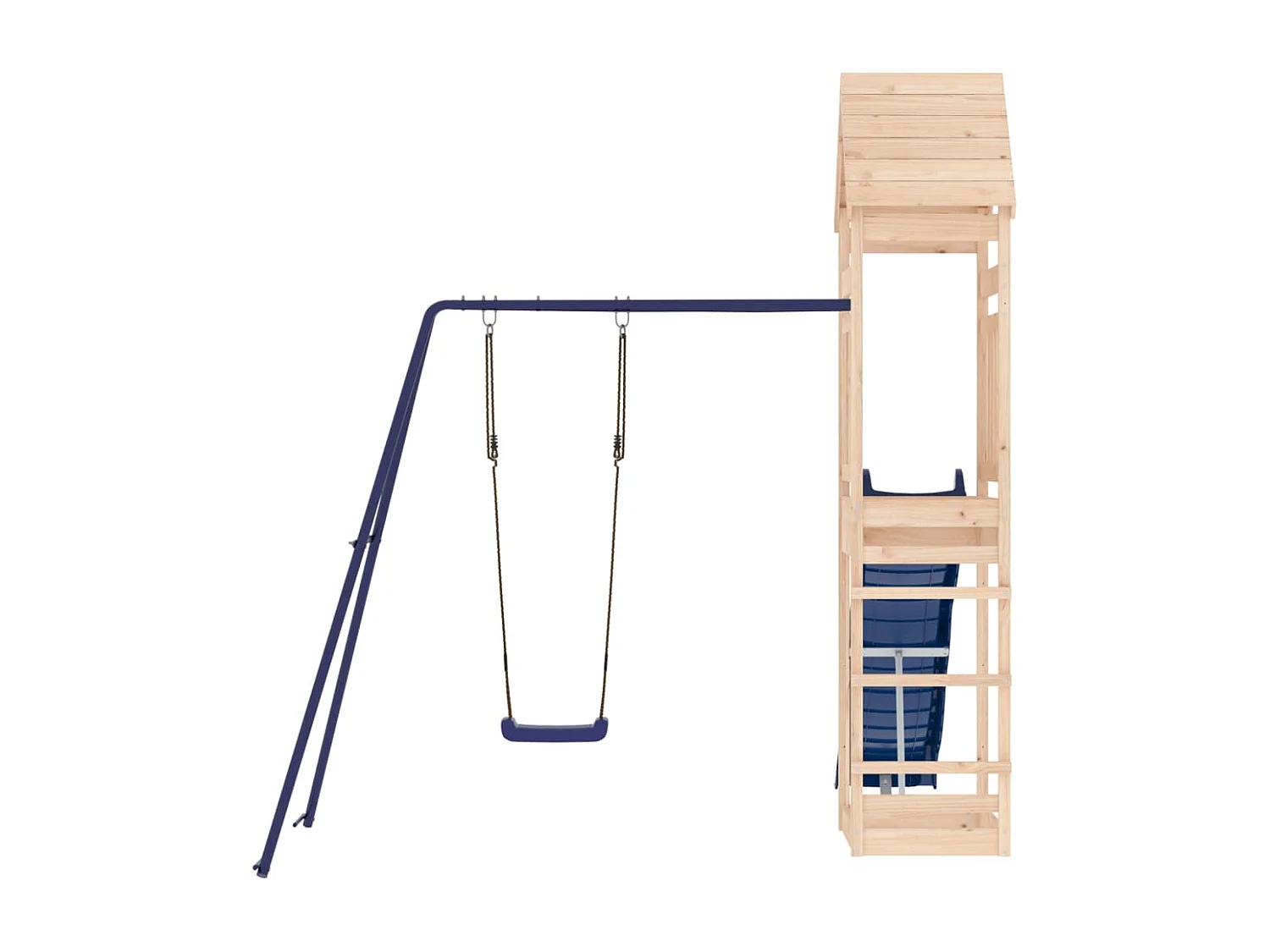 Parque infantil exterior em madeira de pinho maciça