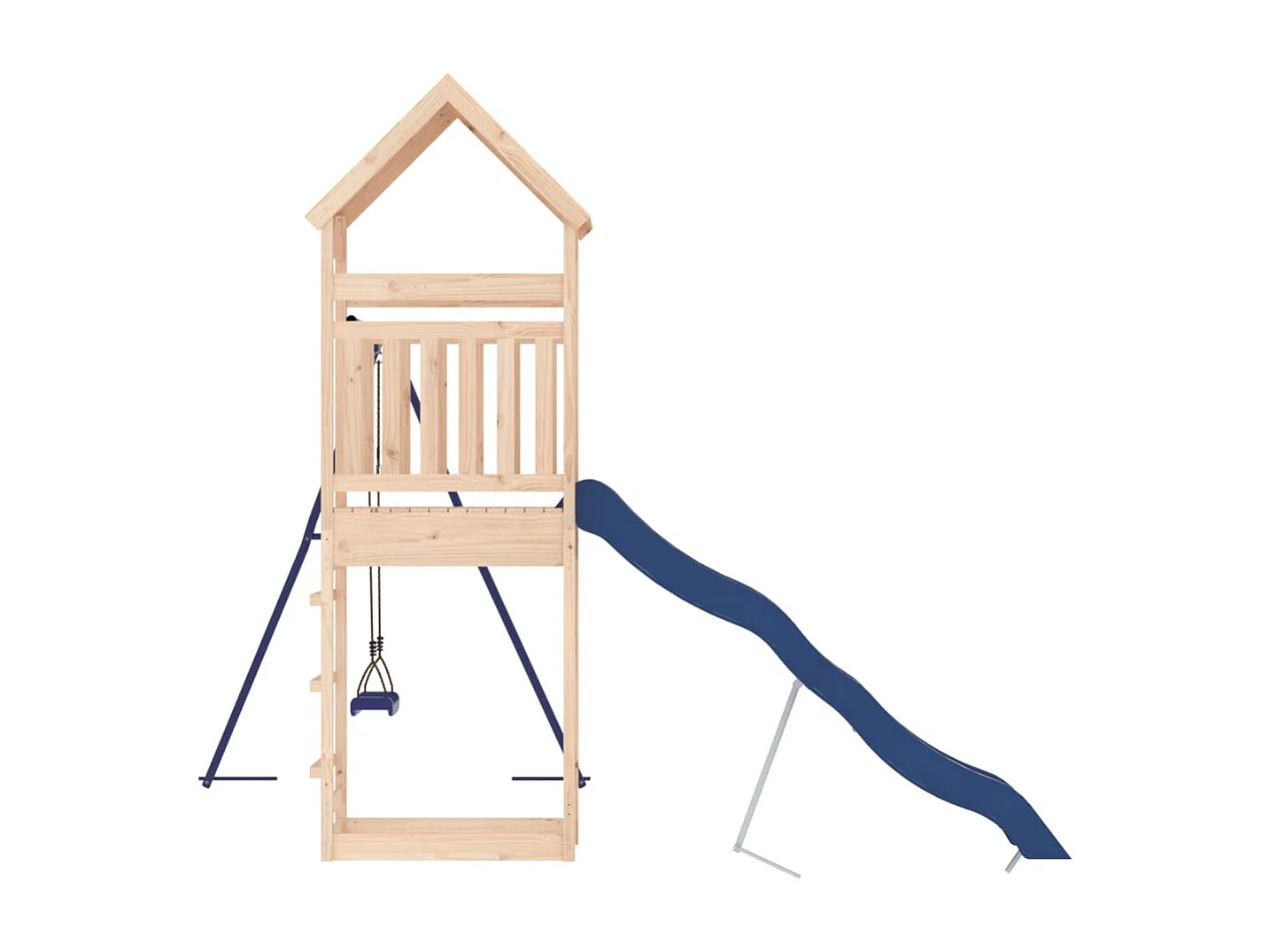 Parque infantil exterior em madeira de pinho maciça