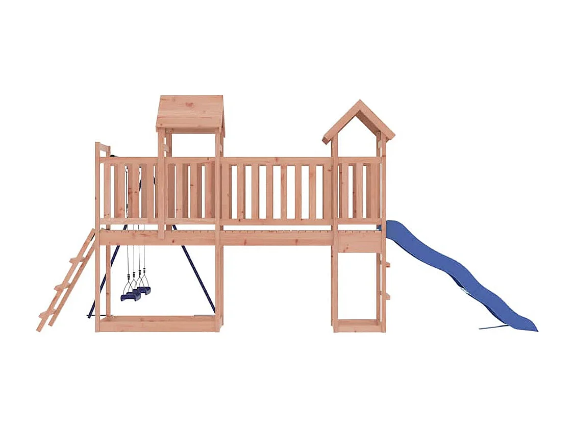 Parque infantil ao ar livre em madeira maciça Douglas