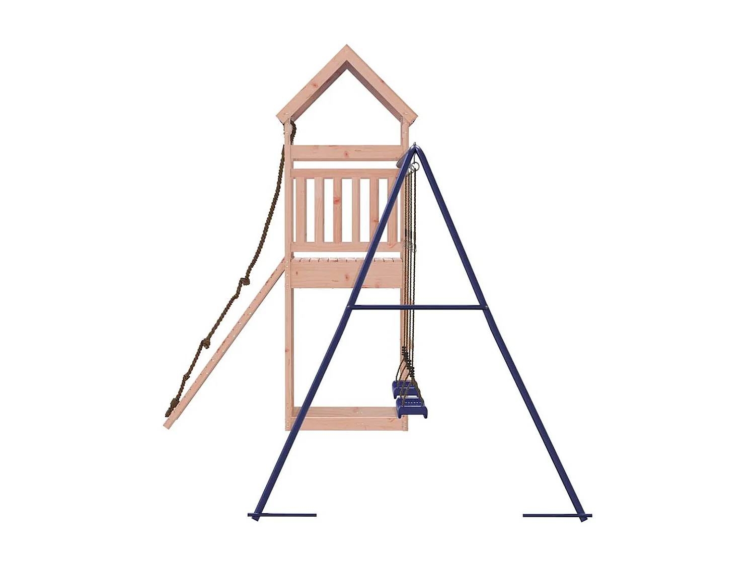 Parque infantil ao ar livre em madeira maciça Douglas