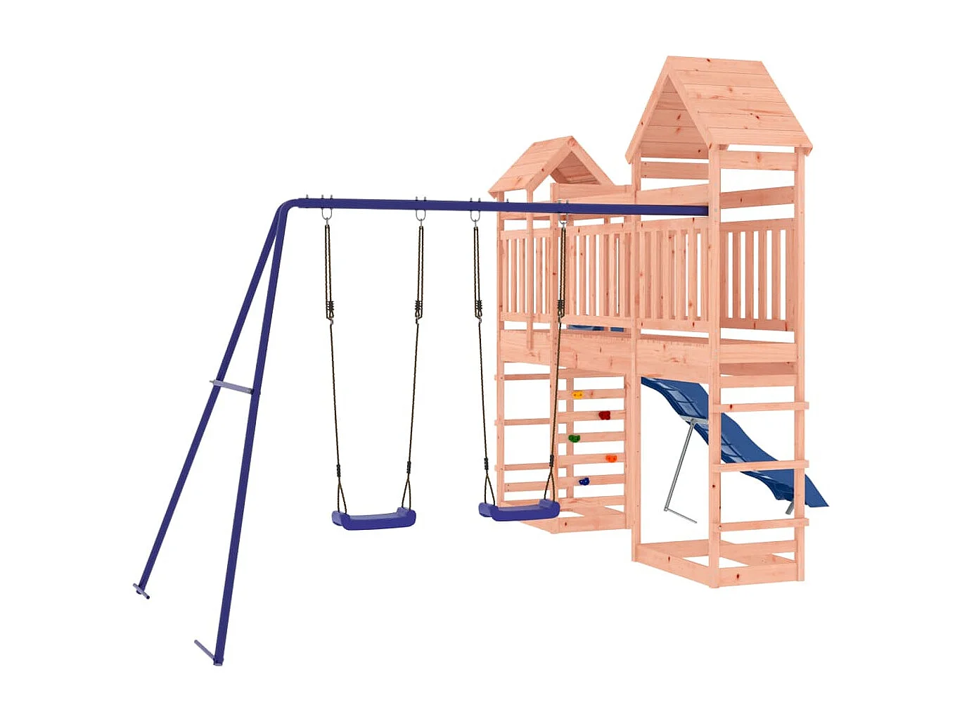 Parco giochi all'aperto in legno massello di douglas