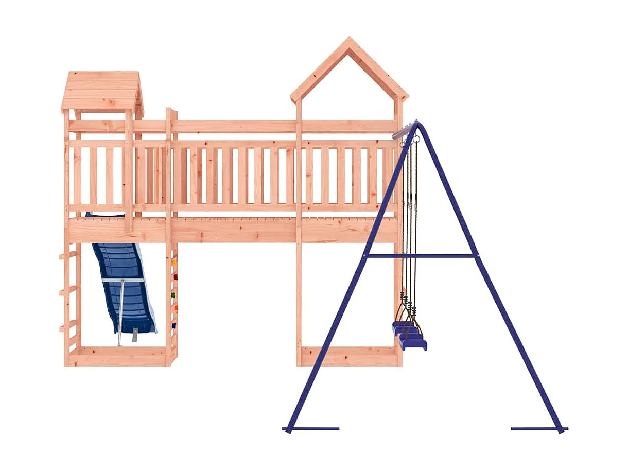 Parco giochi all'aperto in legno massello di douglas