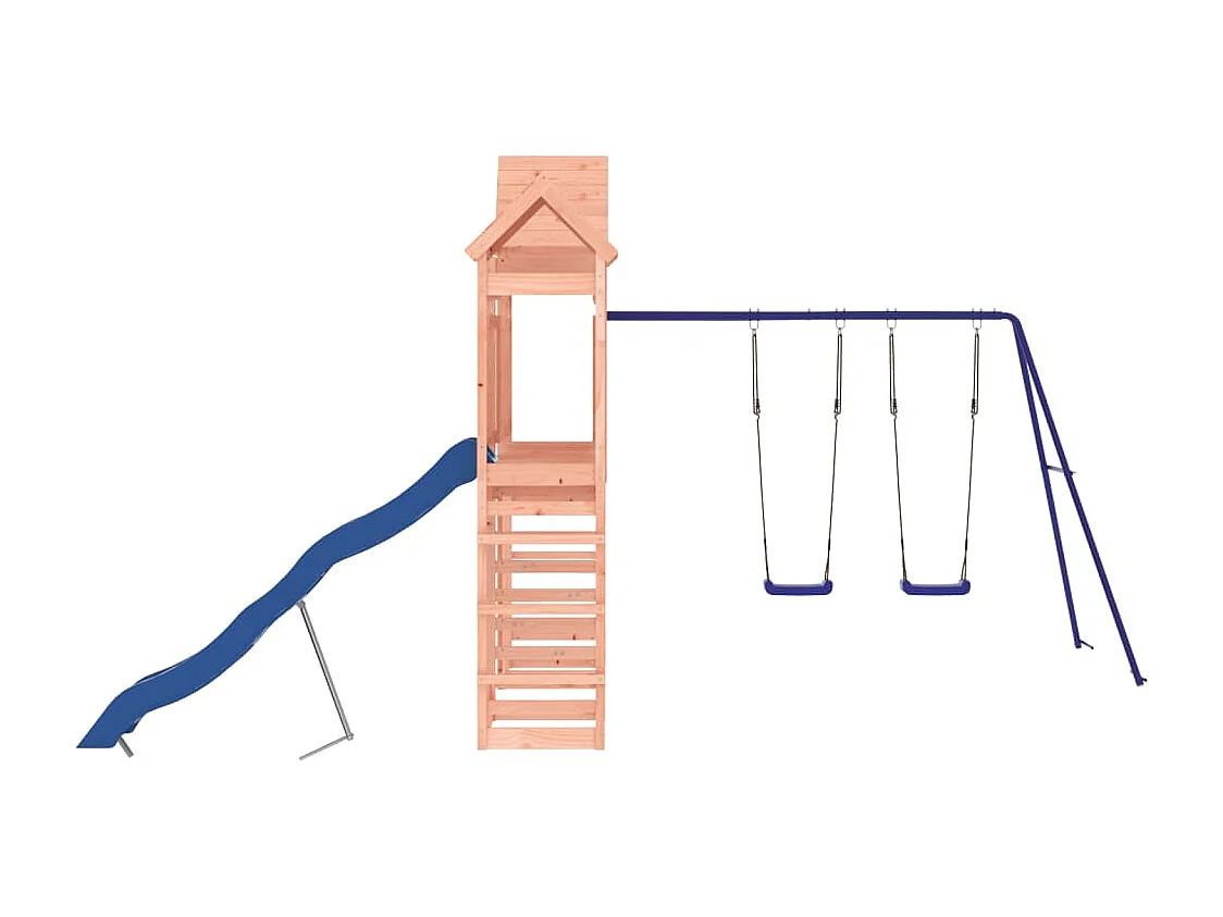 Parco giochi all'aperto in legno massello di douglas