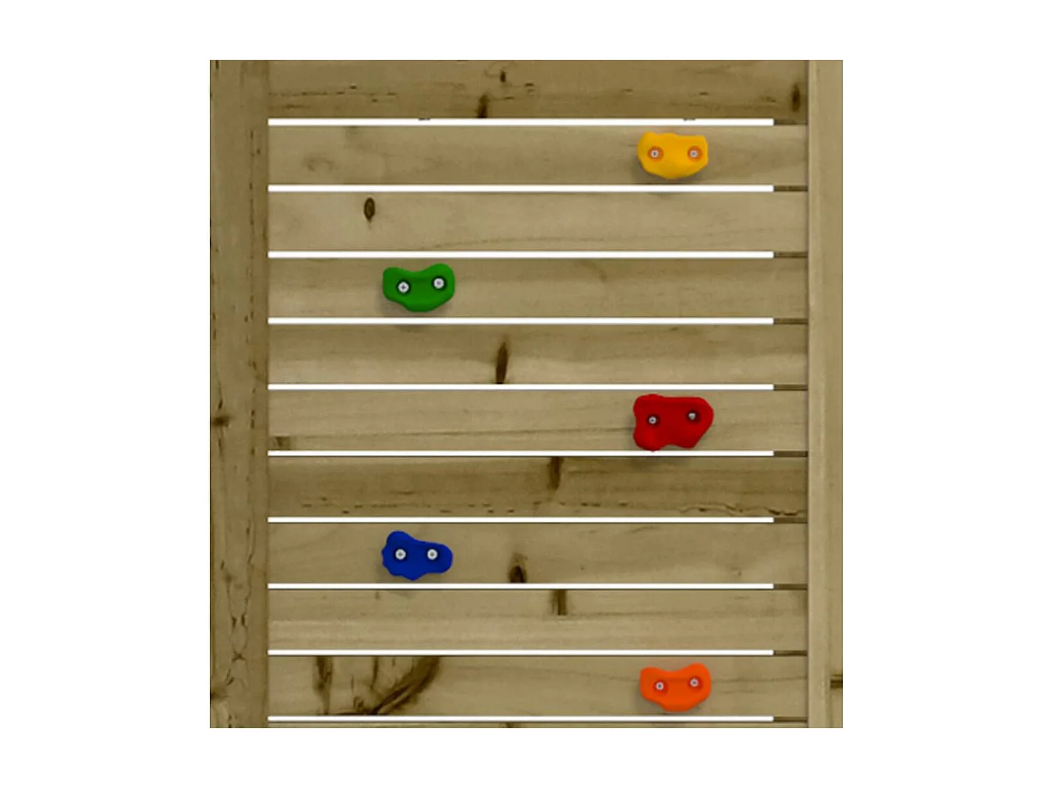 Parque infantil exterior fabricado en madera de pino impregnado