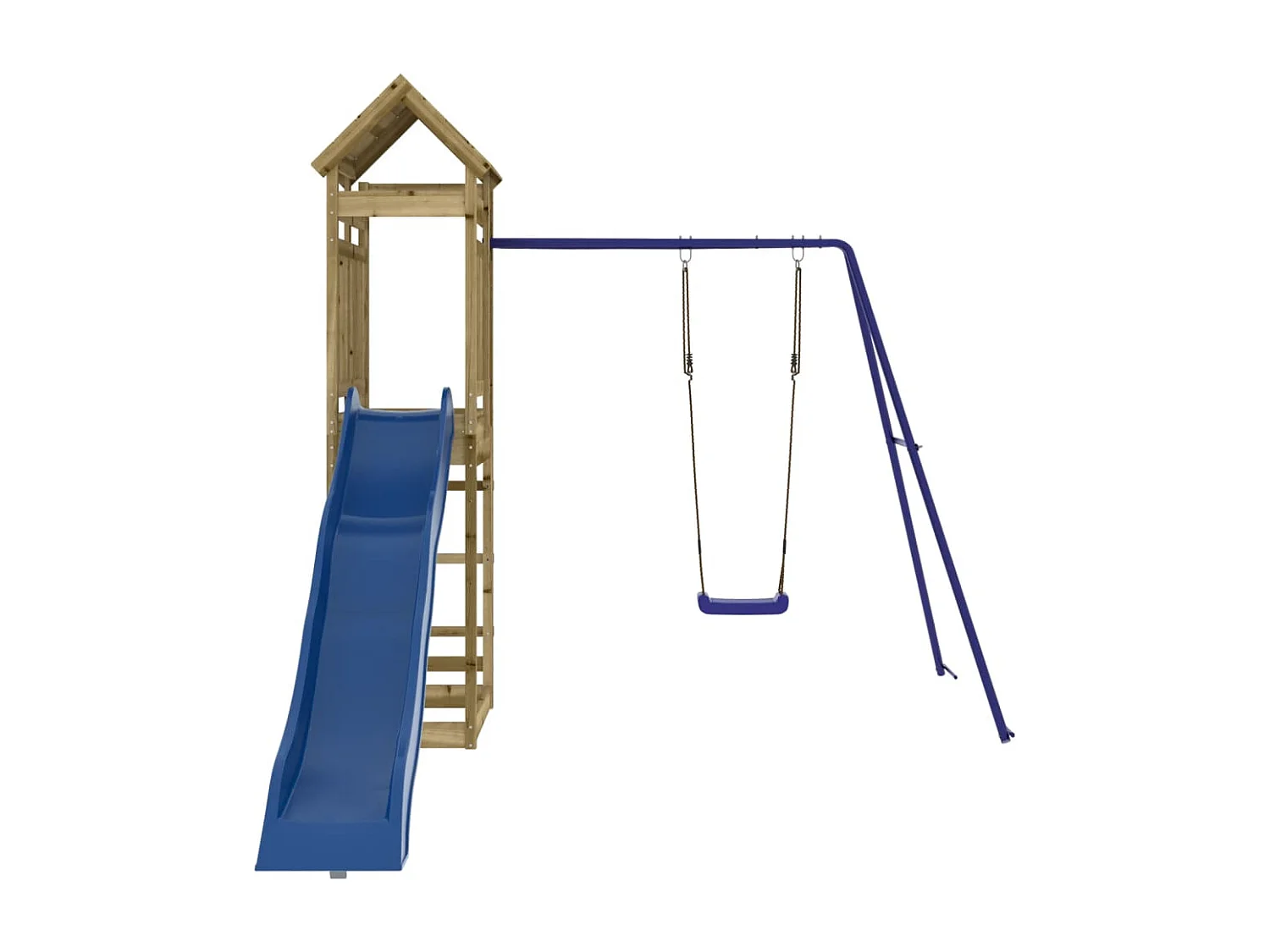 Aire de jeux d'extérieur bois de pin imprégné