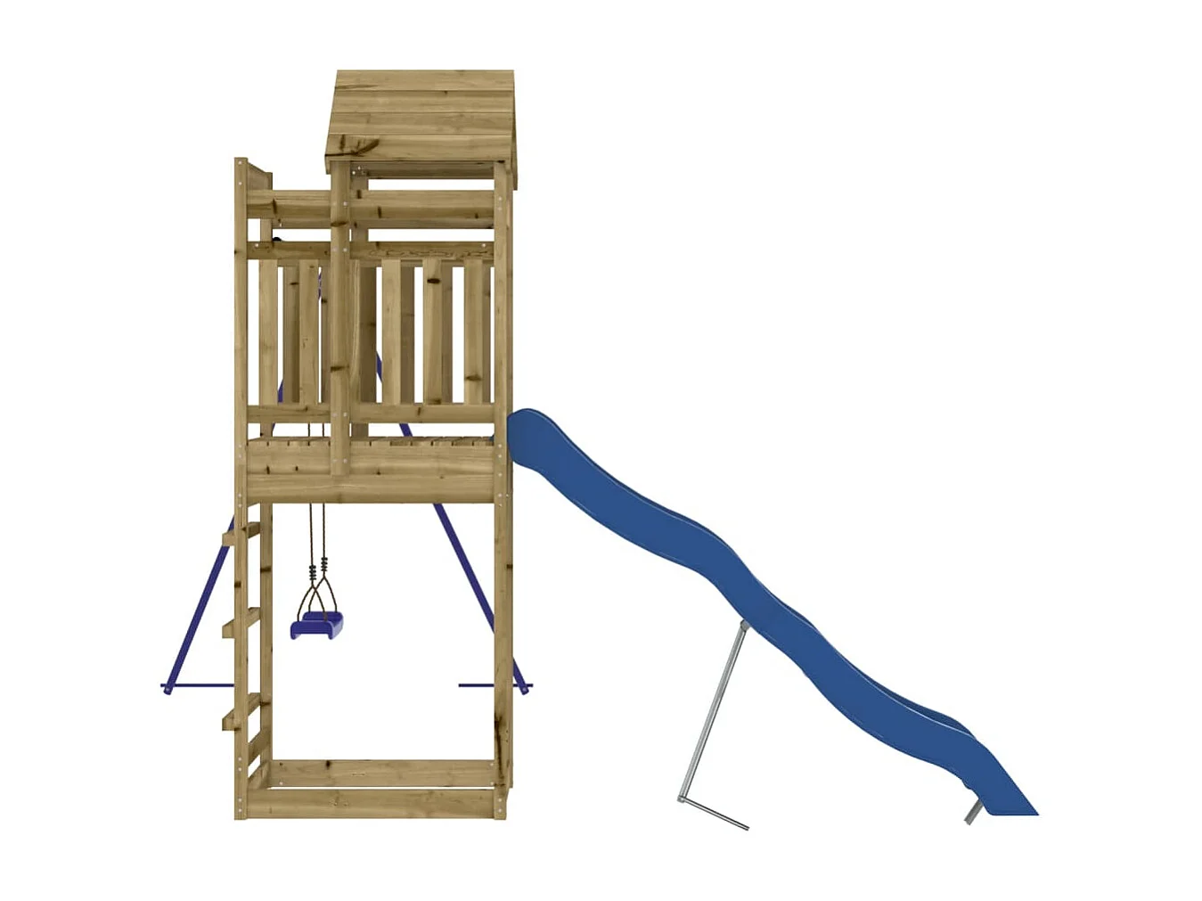 Aire de jeux d'extérieur bois de pin imprégné