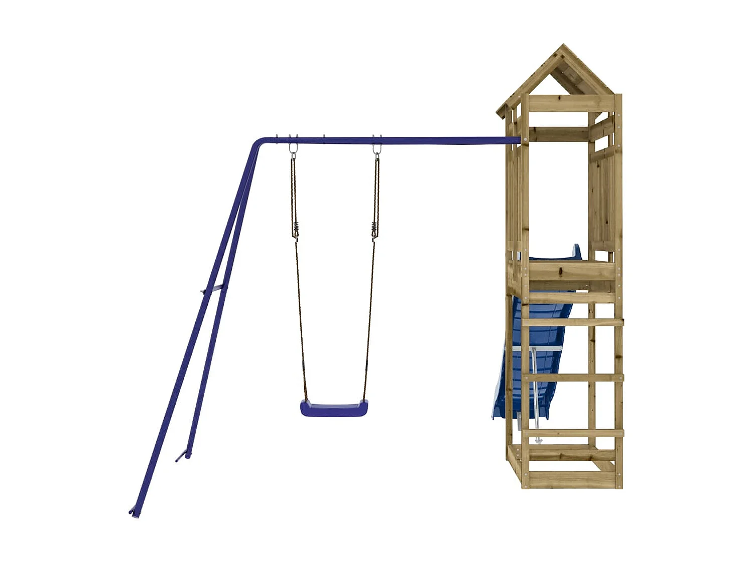 Aire de jeux d'extérieur bois de pin imprégné