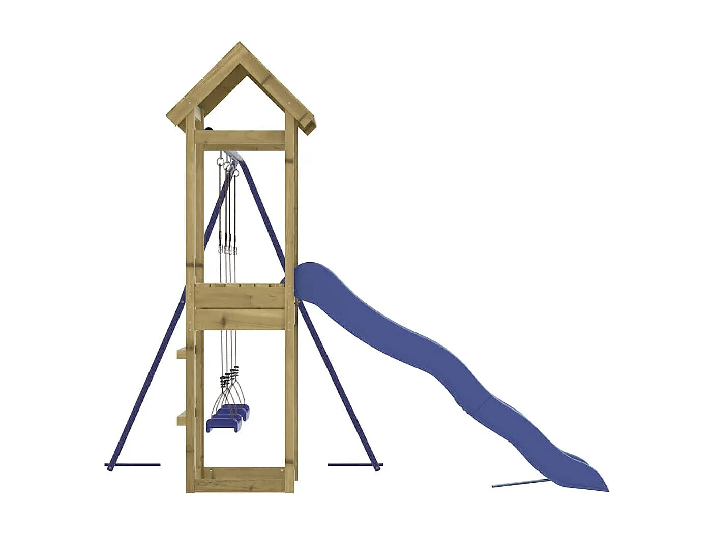 Aire de jeux d'extérieur bois de pin imprégné