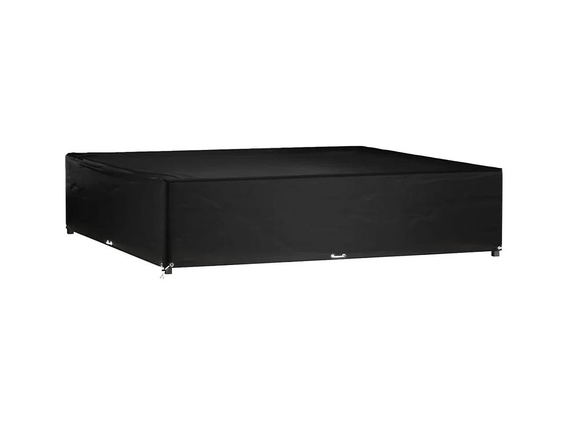 Funda para muebles de jardín 16 ojales 240x240x55 cm cuadrada