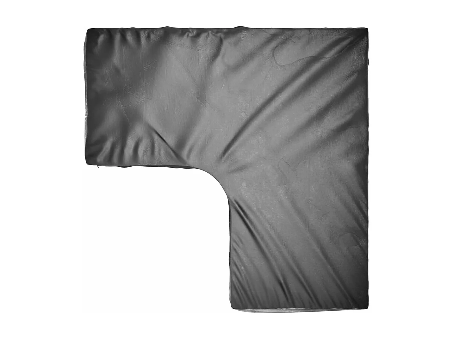 Housses de salon de jardin en forme de L 2 pcs 16 ?illets