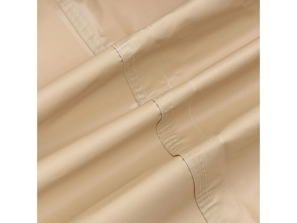 Beige, runde Gartenmöbelabdeckung? 244x71 cm Oxford 600D