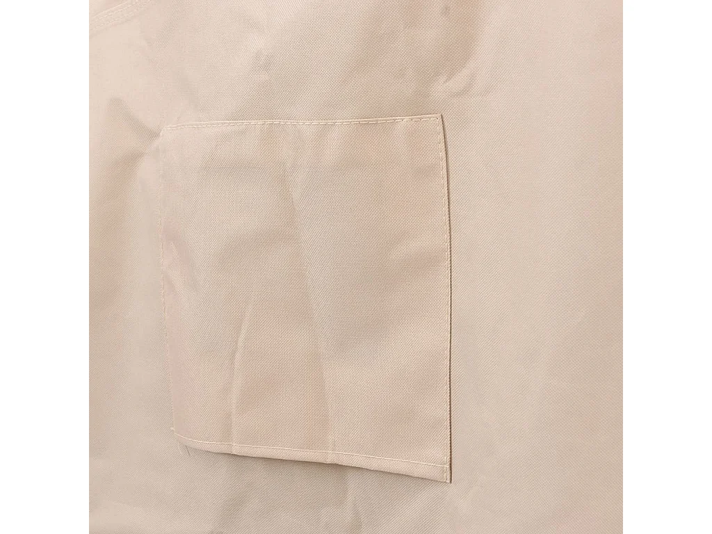 Beige, runde Gartenmöbelabdeckung? 244x71 cm Oxford 600D