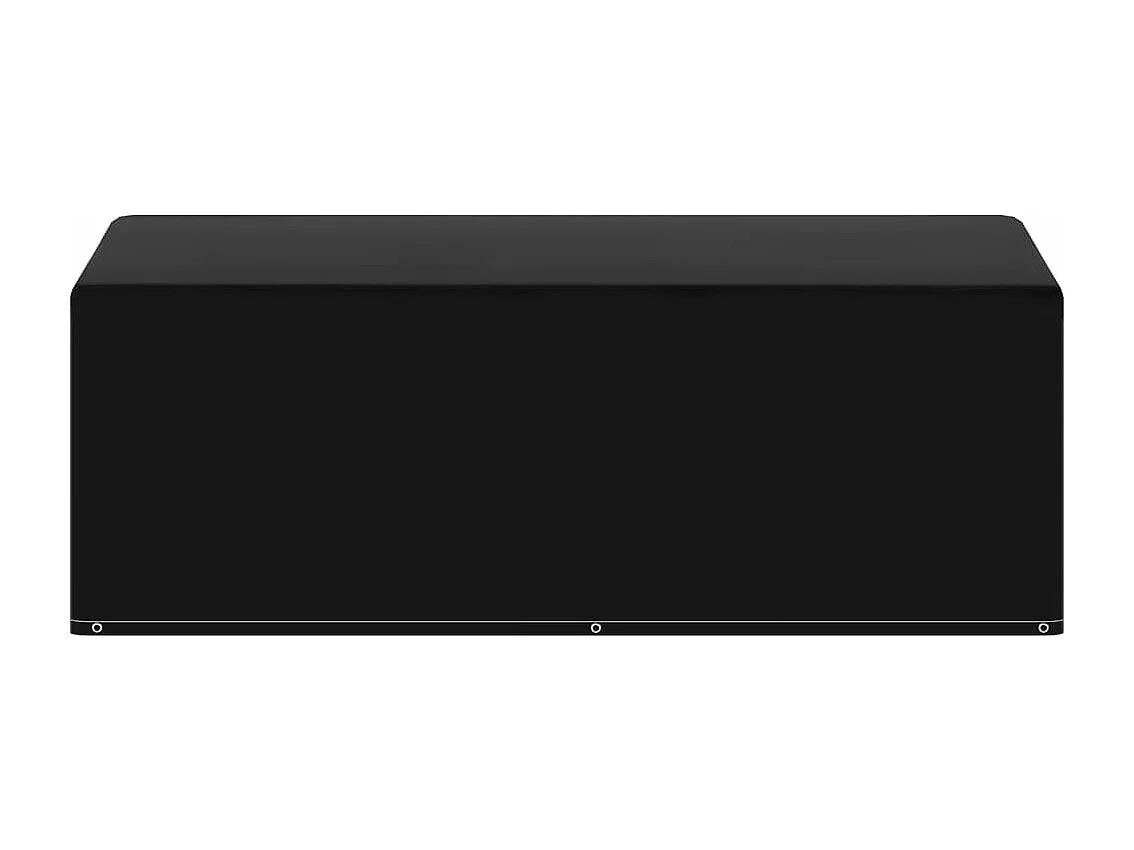 Housses de meubles de jardin 2pcs 6?illets barbecue 170x90x60cm