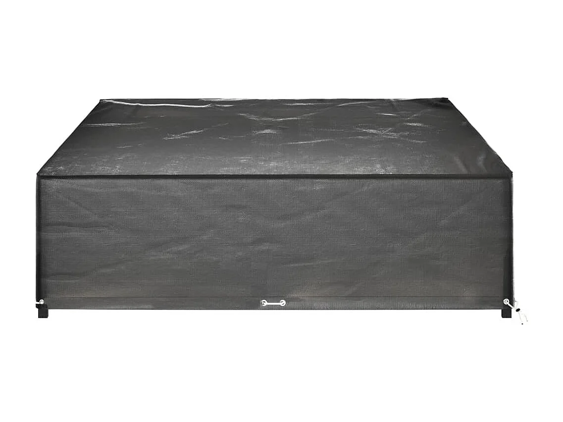 Housses de salon de jardin 2 pcs 16 ?illets rectangulaire