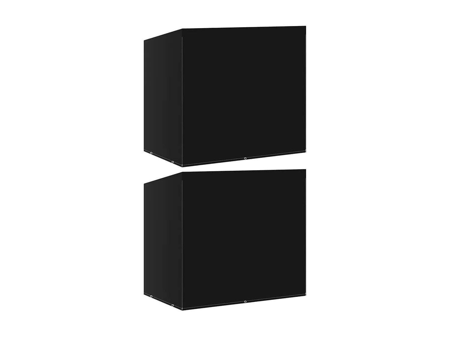 Housses de balancelle 2 pcs 6 ?illets 185x117x170 cm