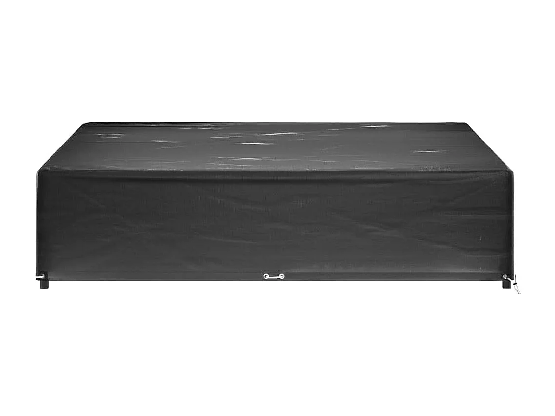 Housses de salon de jardin 2 pcs 16 ?illets 240x240x55 cm carré