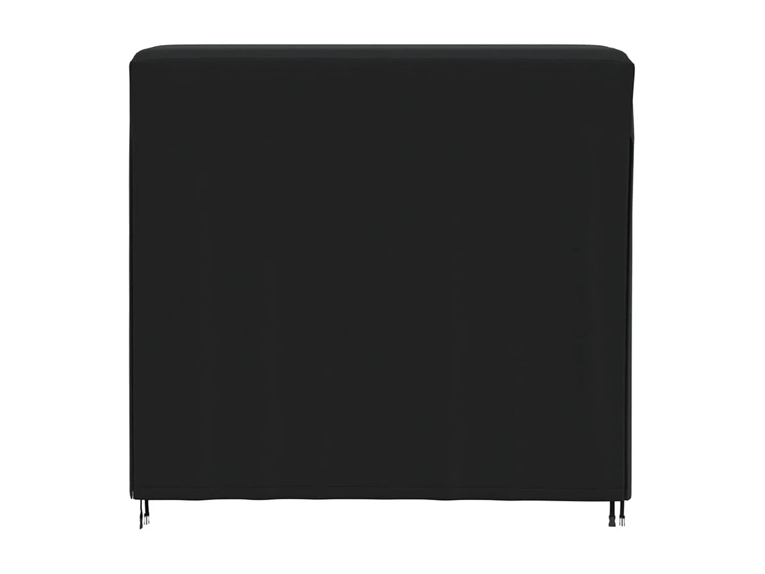 Housse pour portant de bois de chauffage noir 122x61x106 cm