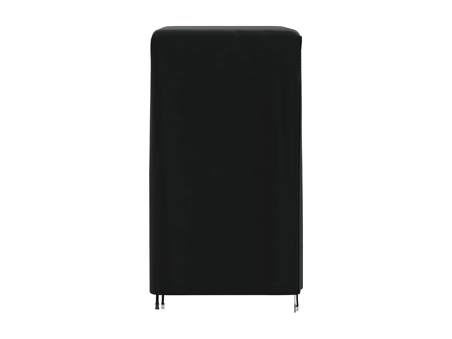 Housse pour portant de bois de chauffage noir 122x61x106 cm