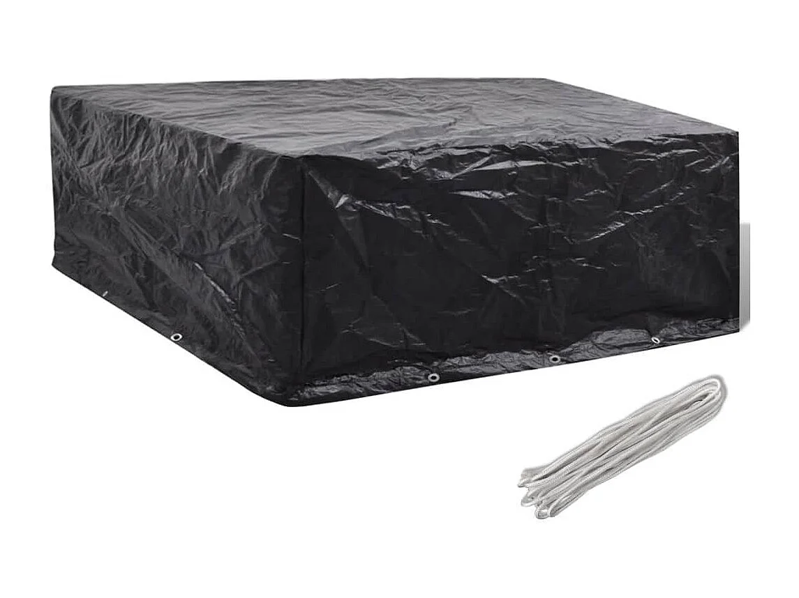 Housse de salon de jardin 10 ?illets 260x260x90 cm