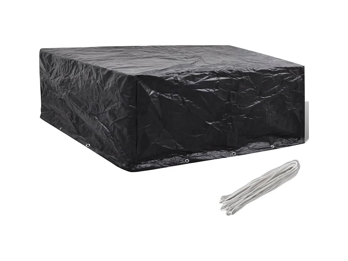 Housse de salon de jardin 10 ?illets 260x260x90 cm