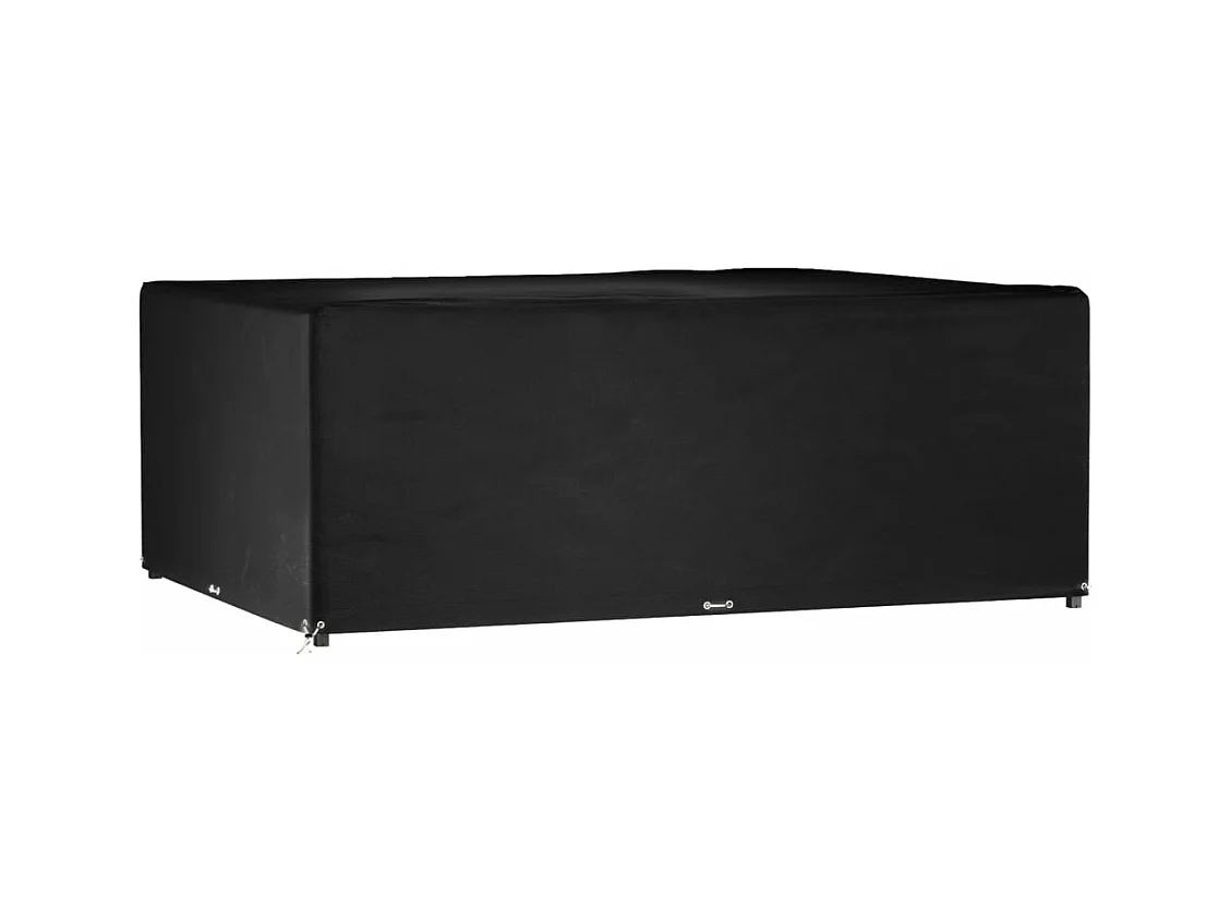 Funda para muebles de jardín 16 ojales 278x204x105cm rectangular