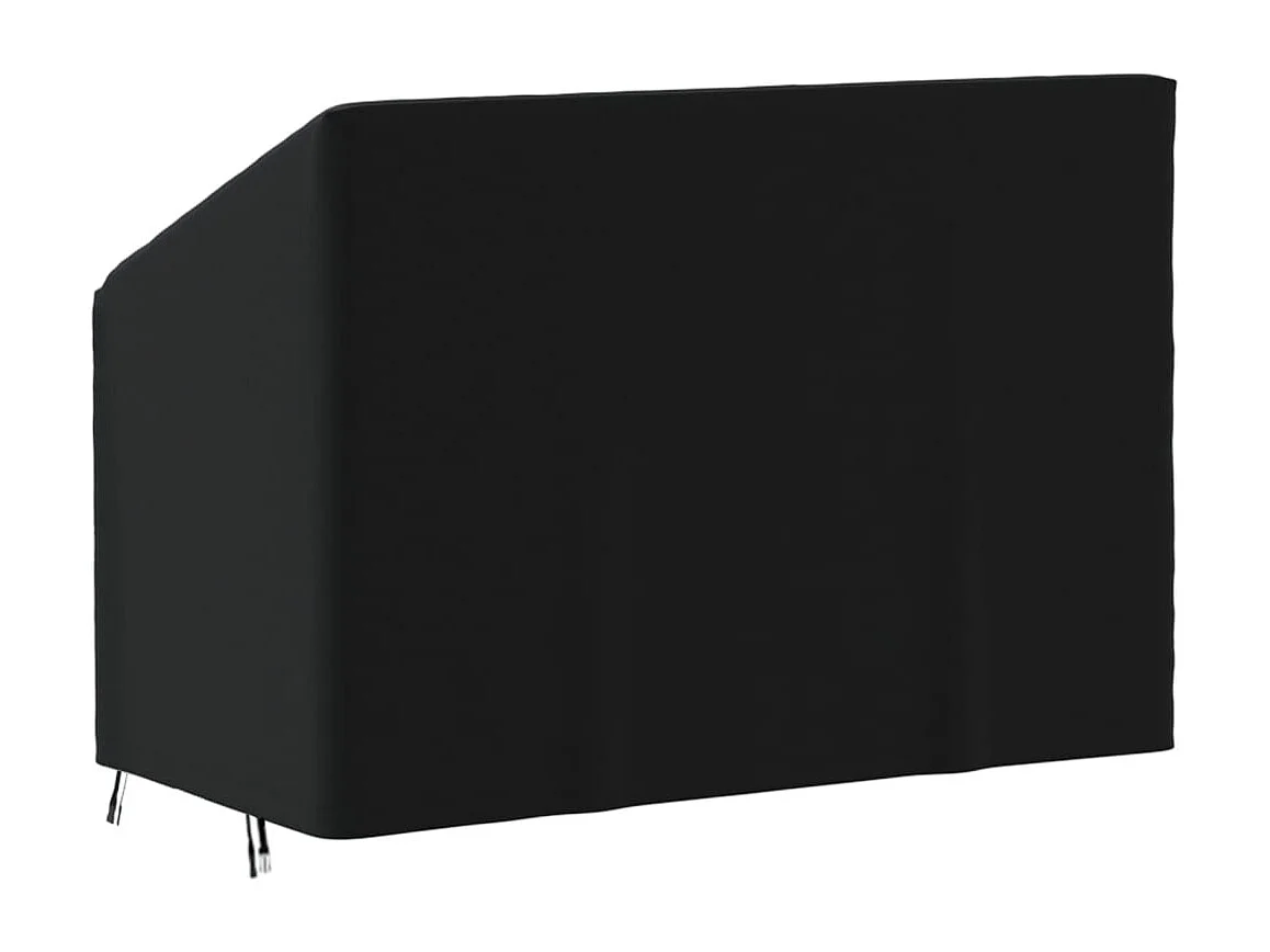 Housses de banc 2 places 2 pcs 134x70x65/94cm tissu oxford 420D