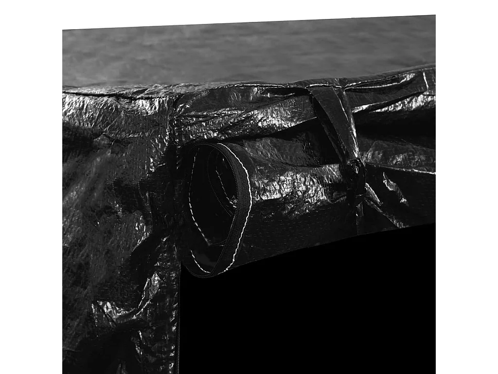 Housse de balancelle 2pcs 10 ?illets 2 fermetures 255x145x170cm