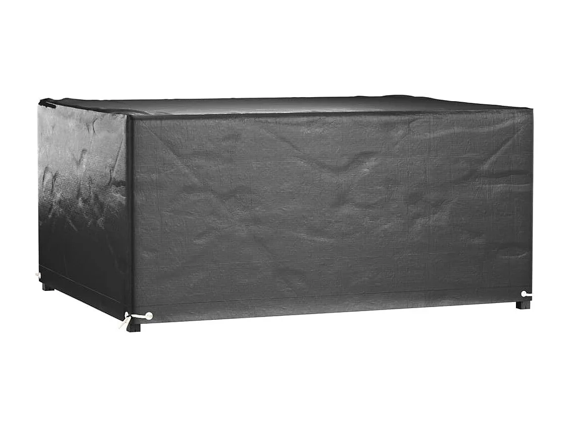 Capas para móveis de jardim 2 peças 8 ilhós 180x135x80cm retangular