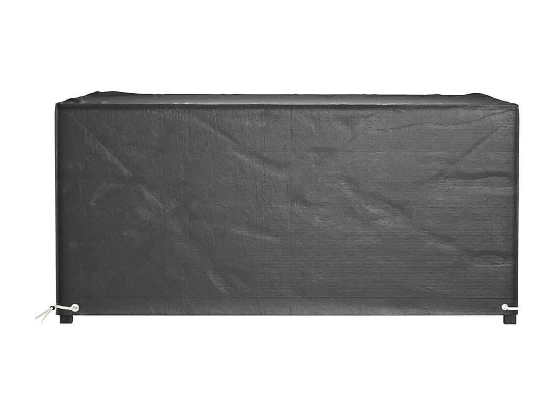 Capas para móveis de jardim 2 peças 8 ilhós 180x135x80cm retangular