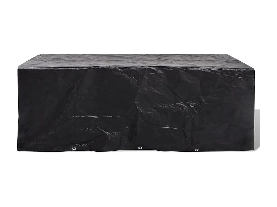 Housses de salon de jardin 2 pcs Rotin 10 ?illets 229 x 113 cm