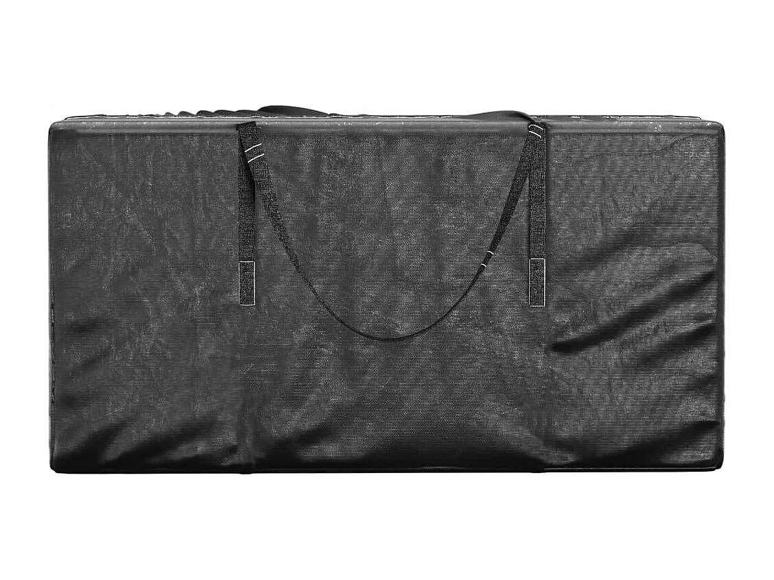 Sacs de rangement pour coussins de jardin 2 pcs noir