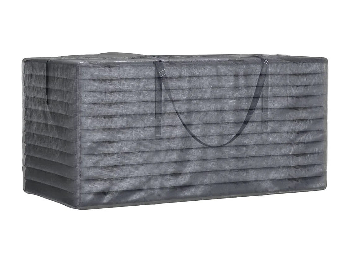 Sacs de rangement pour coussins de jardin 2 pcs noir
