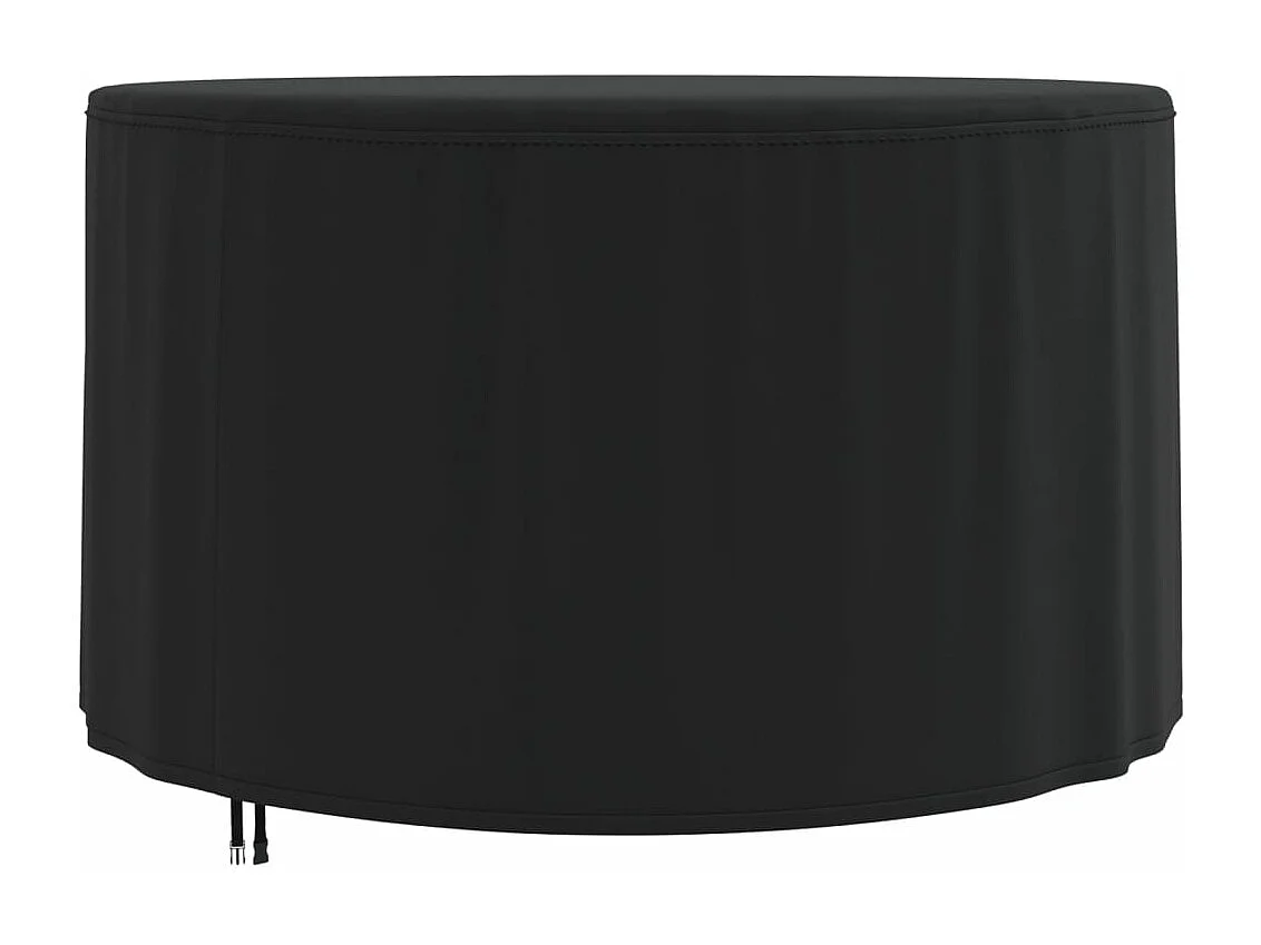 Capa preta redonda para móveis de jardim? 128x71 cm oxford 420D